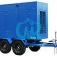 Дизельный генератор ТСС ЭД-30-Т400 с АВР в шумозащитном кожухе на прицепе