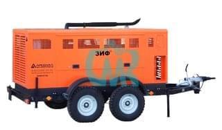 Винтовой передвижной дизельный компрессор ЗИФ-ПВ-14/1,0